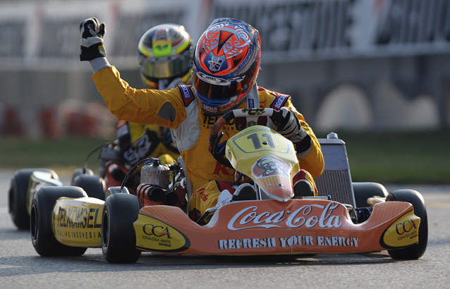 Nicolaj Møller Madsen vinder Bridgestone Cuppen 2011.
(Foto: KSP)